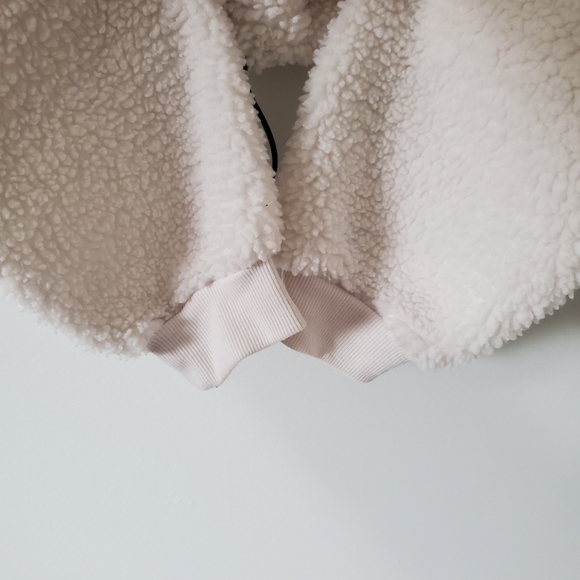 H&M White Teddy Sherpa Pullover Drawstring Quarter zip Swea… - Picture 11 of 11